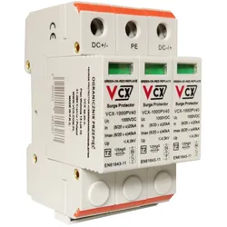 Überspannungsschutz 1000V DC 3P 40kA T2 C Gas Ableiter DC C3P 1000 PV40 GDT