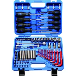 BGS 7849 Werkzeugsortiment Torx T-Profil & E-Profil 84 teilig