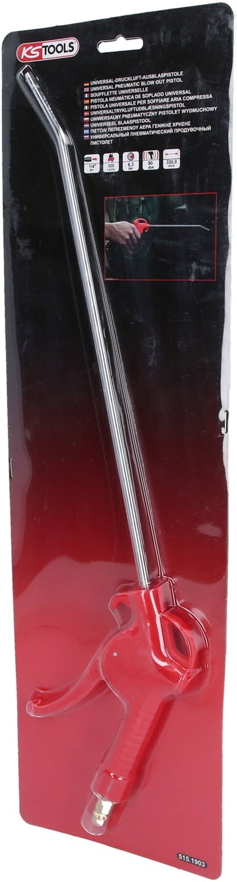 KS Tools Universal-Druckluft-Ausblaspistole 330mm (515.1903)