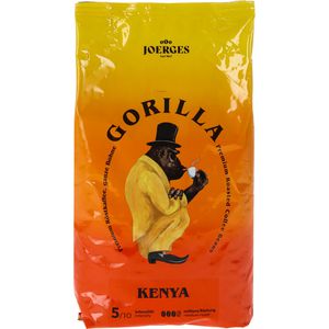 Gorilla Kaffee Kenya, ganze Bohnen, 100% Arabica, 1 kg