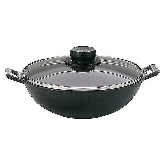 Kela Wok Mini (Wok Pfanne, Gusseisen, 24 x 8 cm) (4025457777479)