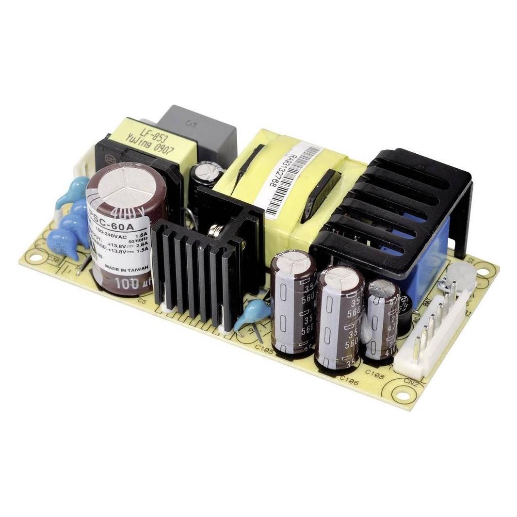 MeanWell MEAN WELL PSC-60B, 59,34 W, 90 - 264 V, 47 - 63 Hz, 1.6 A, 50 ms, 84% (PSC-60B)