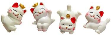 Inspired Living Charming Mini Cat Figurine Decor Cute Desk Decoration For Cat Lovers e