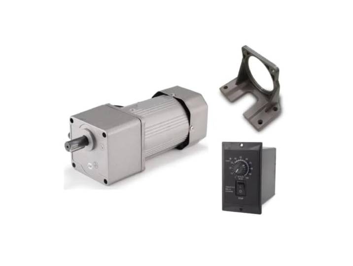 400W AC-Getriebemotor, 220V, Drehzahlregler, 2,7–460 U/min, mit Controller 400-W-AC-Getriebemotor mit variabler Geschwindigkeit, 6GU-Getriebe und Controller-Halterungssatz(6GU20K 69rpm)