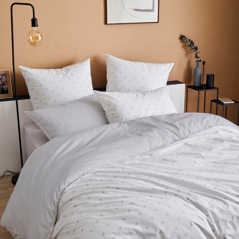Housse de couette percale Tradilinge ALEX NUAGE