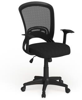 Lancaster Home Mid-Back Designer Mesh Swivel Task Office Chair with Arms