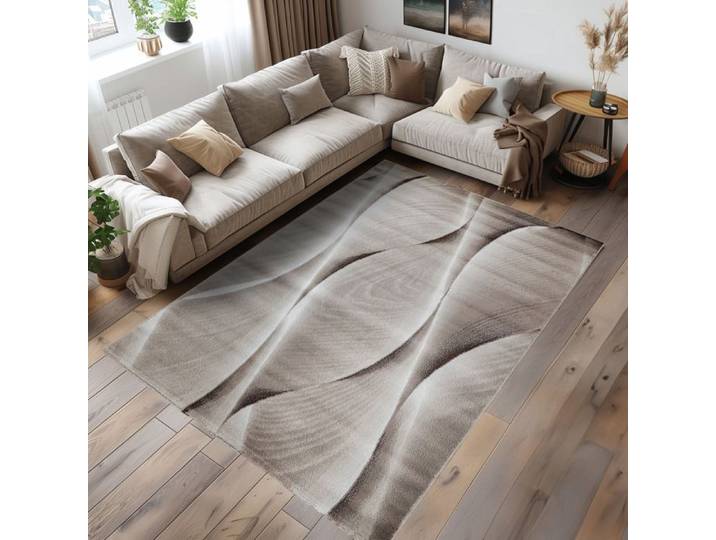 Tapis - CARPETTEX - PARMA 9310 - Moderne - Synthétique - Marron - Vagues