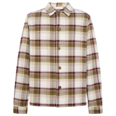 KnowledgeCotton Apparel - Big Checked Heavy Flannel - Hemd Gr M beige