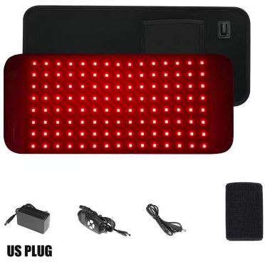 Inspired Finds ThermaGlow Red Infrared Light Therapy Pad 660nm & 850nm LED Heat Pad For Pain Relief And Skin Care us Plug