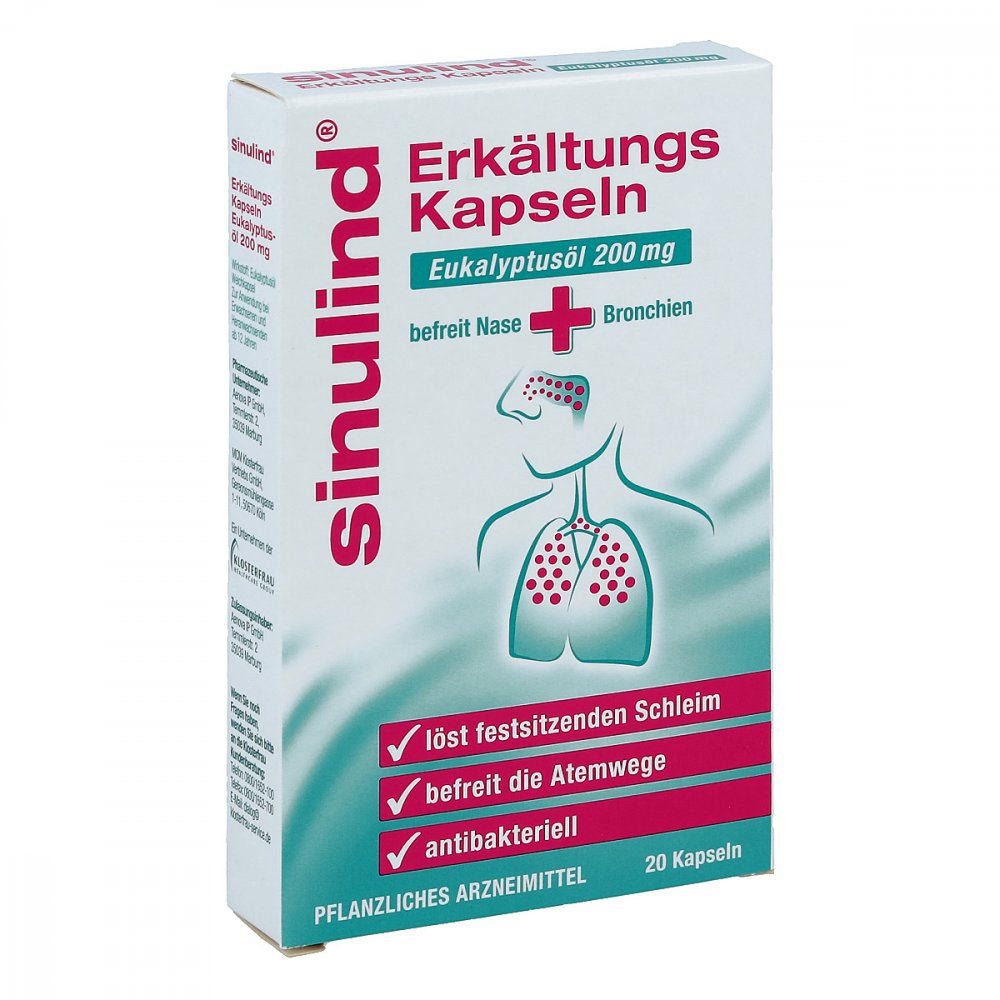 MCM KLOSTERFRAU Vertr. GmbH Sinulind Erkältungskapseln 11876994