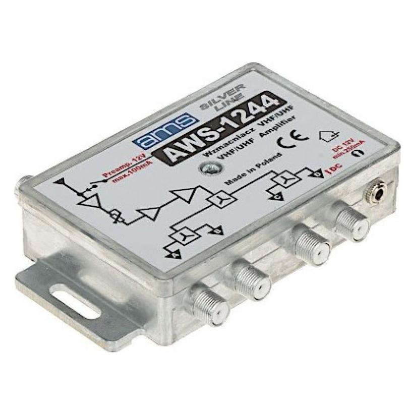 AMS Wzmacniacz samochodowy WZMACNIACZ ANTENOWY AWS-1244 (AWS-1244)
