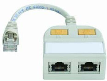 Telegärtner Adaptateur modulaire T 1x10/100BT, 1xISDN/g. 100023153 (100023153)