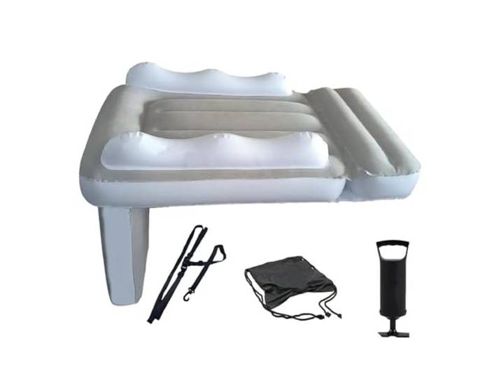 DHBVGAUE Auto Matratze Kofferraum Matratze Aufblasbares Reisebett Reisen Flugzeugbett mit leichtem und aufblasbarem Bett(4pcs Set)