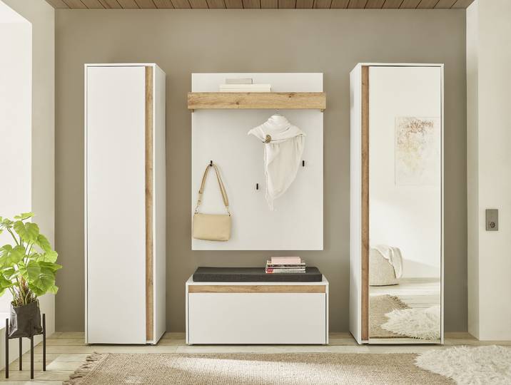 Home affaire GIRON/CiTY, moderne Garderobe, Komplettset mit viel Stauraum Komplett-Set, 4 Stk. tlg.