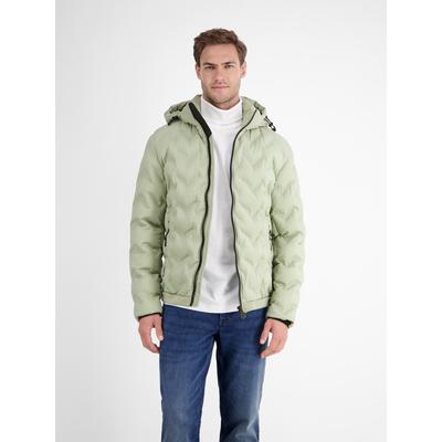 Steppjacke LERROS "Herren Funktions-Steppjacke", Herren, Gr. XXL, grün (bleached olive), 100% Polyester, Jacken Steppjacke