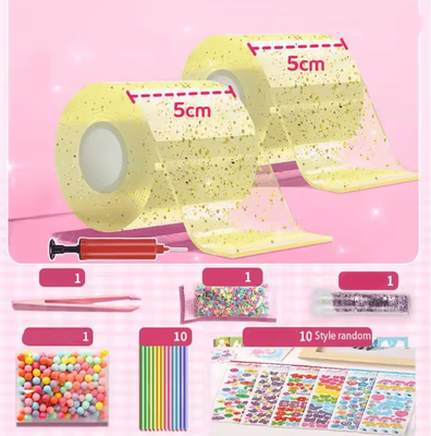 Inspire Essentials Nano Bubble Tape Stress Relief Toy Reusable Double Sided Nano Glue Set n