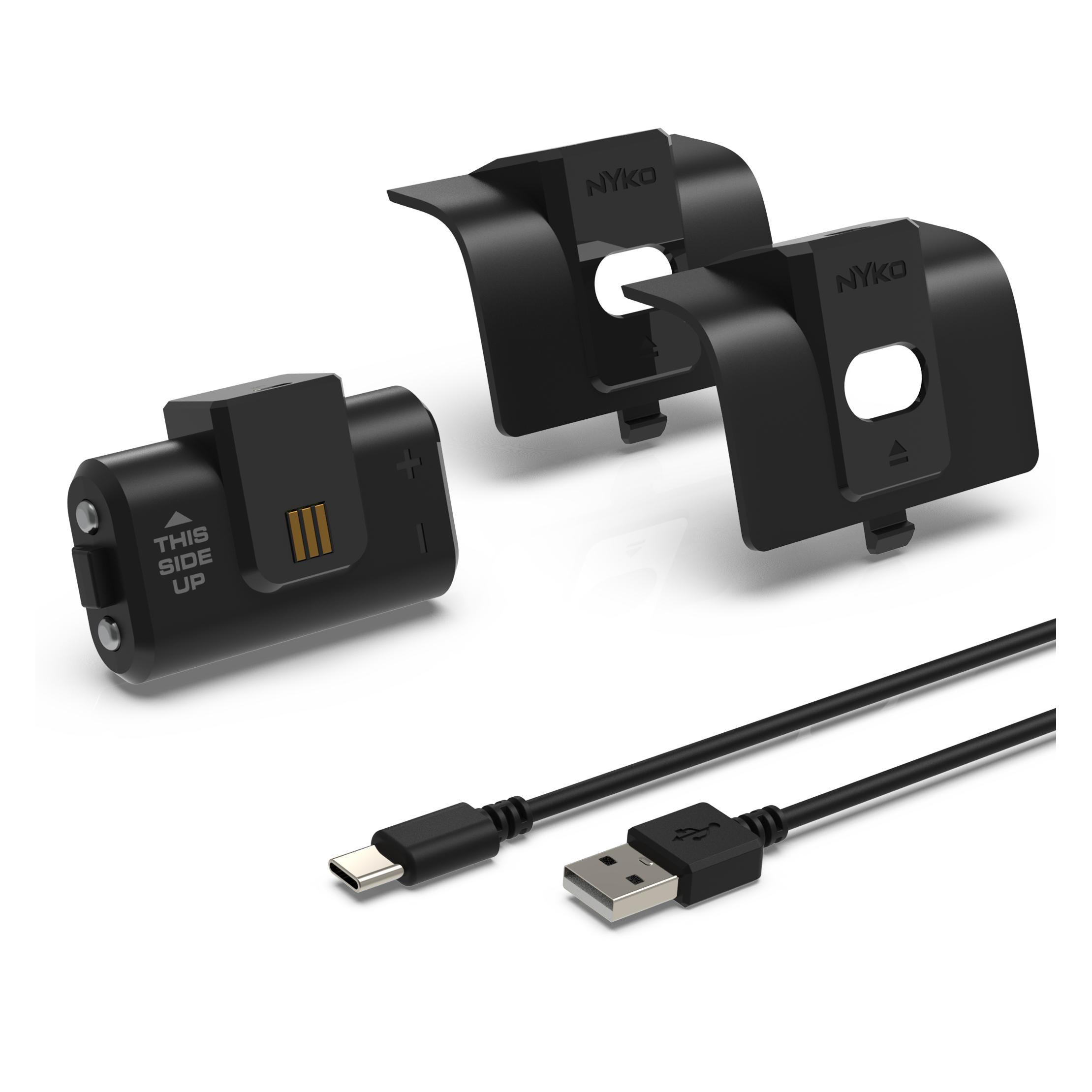 Nyko ower Kit For Xbox Series X/S and Xbox One Spiele-Controllerbatterie (Xbox One S, Xbox Series S, Xbox Series X) (86302)