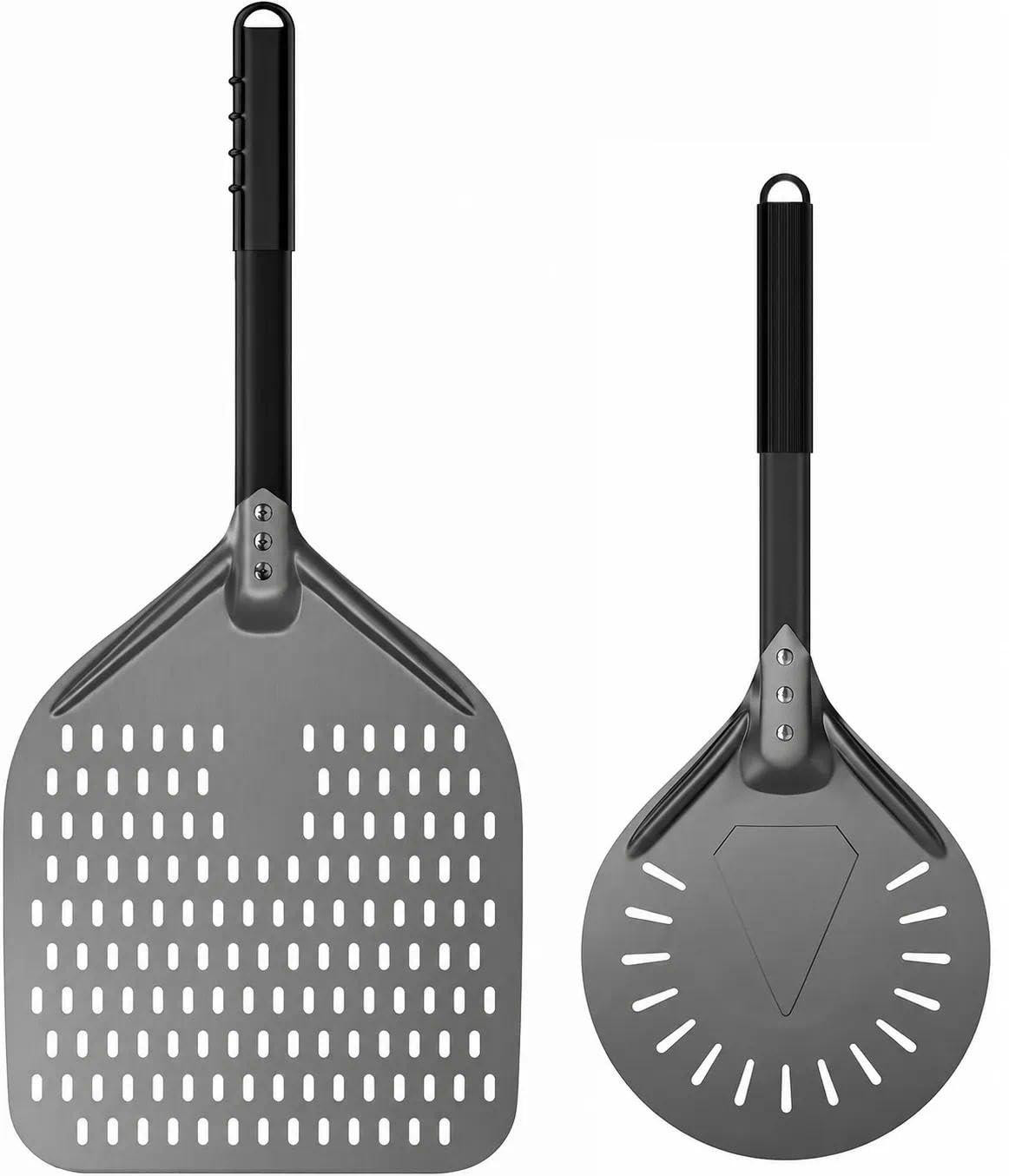 Solidchoice Perforated Pizza Peel en Professionele Pizza Spatel Set