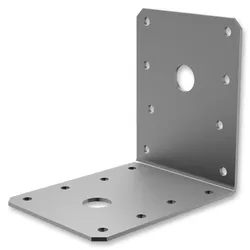 Winkelverbinder, 105 x 105 x 90 mm, 3 mm stark, Stahl feuerverzinkt