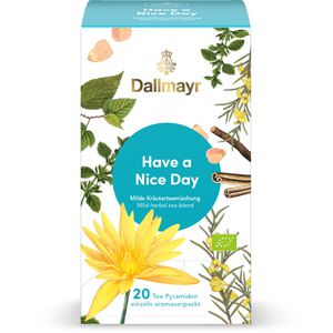 Dallmayr Tee Have a Nice Day, BIO, Rooibos- & Kräutertee, 60 g, 20 Pyramidenbeutel