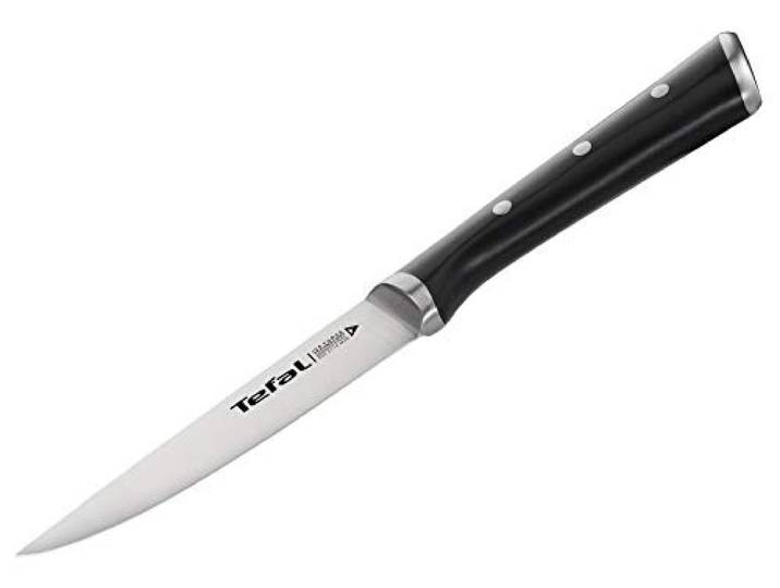 Tefal Ice Force Couteau ménager 11 cm, Couteau de cuisine, Noir K2320914