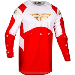Fly Racing Evolution, Trikot - Rot/Weiß - L