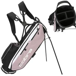 Cobra Ultralight Pro Standbag schwarz/weiss/rosa