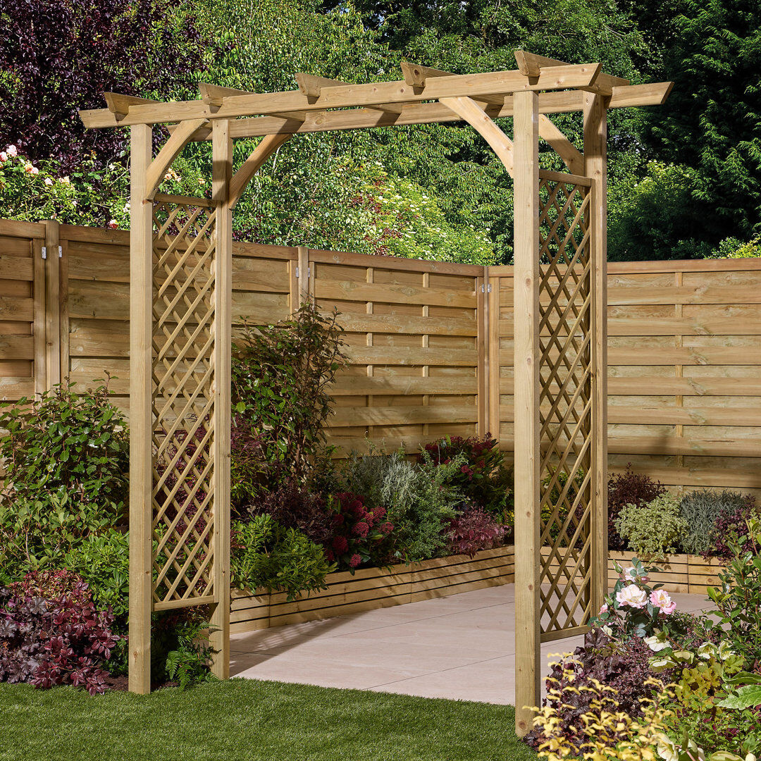 Rowlinson Broadway Arch Natural 214cm H X 209.5cm W X 72cm D