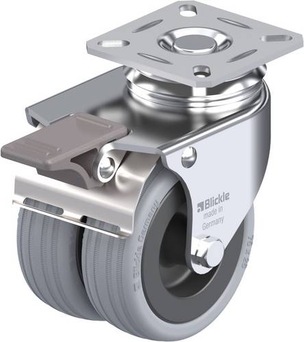 Blickle 281709 LDA-VPA 75G-FI Doppel-Lenkrolle Rad-Durchmesser: 75mm Tragfähigkeit (max.): 100kg 1St.