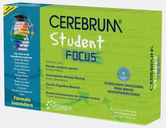 NATIRIS® CEREBRUM STUDENT FOCUS 20 AMPOLAS