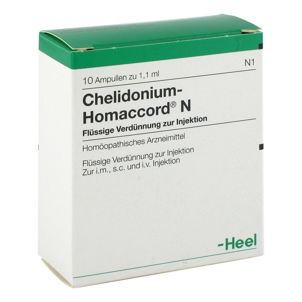 Biologische Heilmittel Heel GmbH Chelidonium-homaccord N Ampullen 01674947