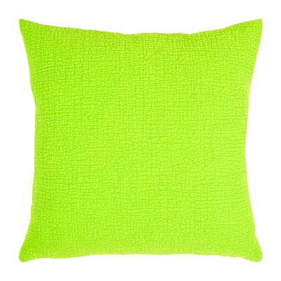 Dekokissen PAD "Fashion", grün, unifarben, B:50cm L:50cm, Polyester, Dekokissen_Sitzkissen_Kissenhüllen, aus einer italienischen Fashionweberei