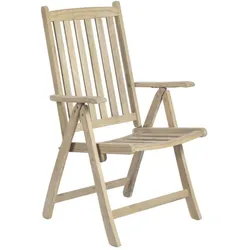 Hochlehner SOLO,Teak,5-fach verstellbar B-grade unbehandelt