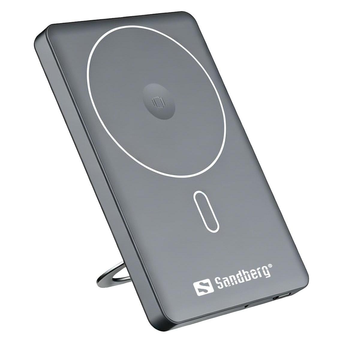 Sandberg 3in1, Magnet Powerbank, 5000, Pro (5000 mAh, 20 W, 18.50 Wh) (421-55)