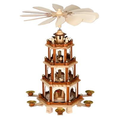 CASARIA® Weihnachtspyramide XL Holz