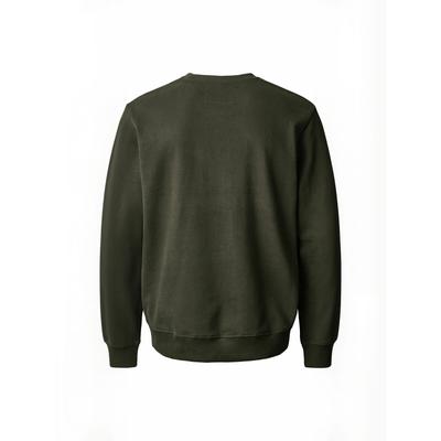Rundhalspullover MCS "MCS Pullover MCOve", Herren, Gr. XXL, grün (schwarz ink), Obermaterial: 100% Baumwolle, Pullover Rundhalspullover
