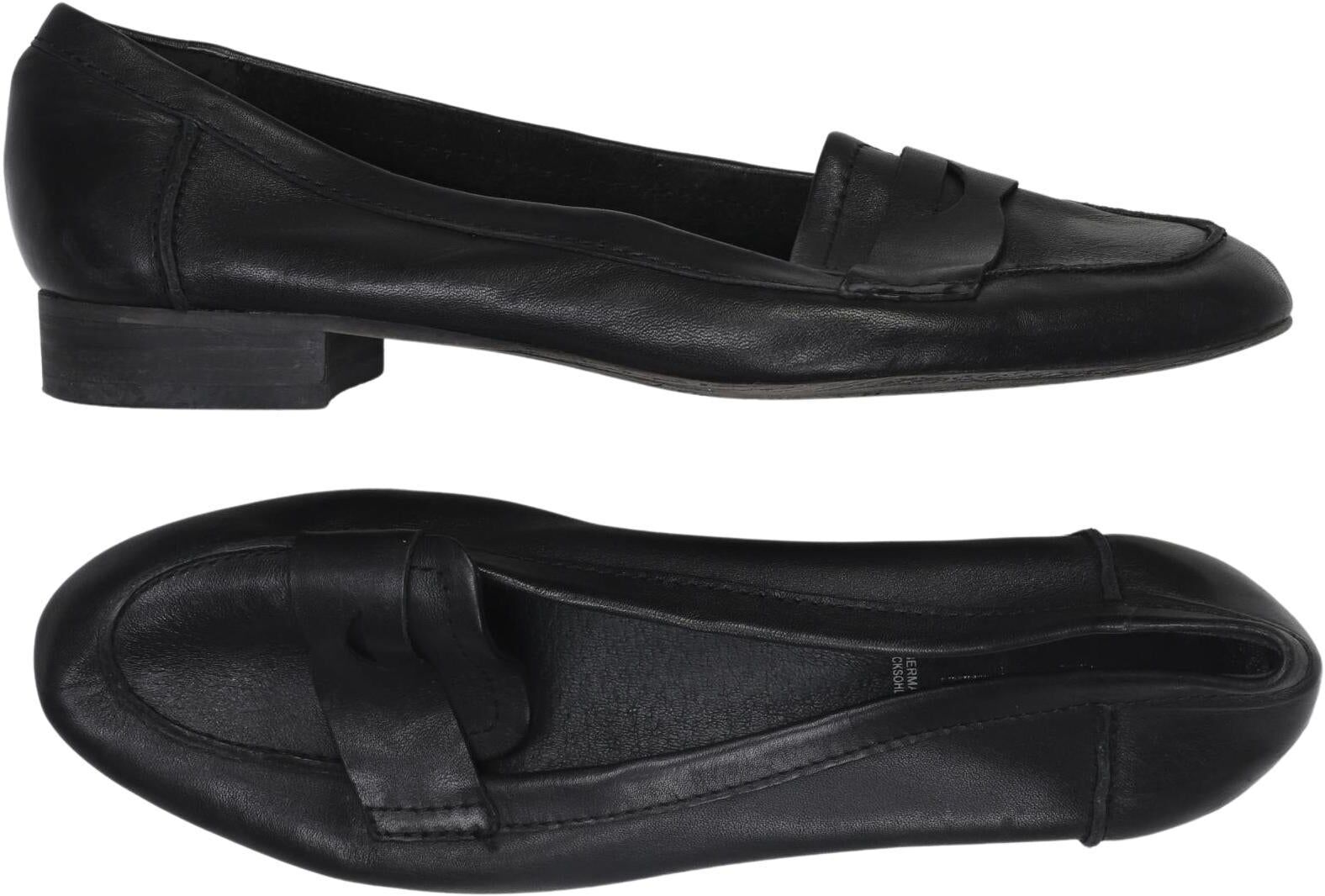 5th Avenue Damen Ballerina, Schwarz, Gr. EU 40, Leder - Second Hand