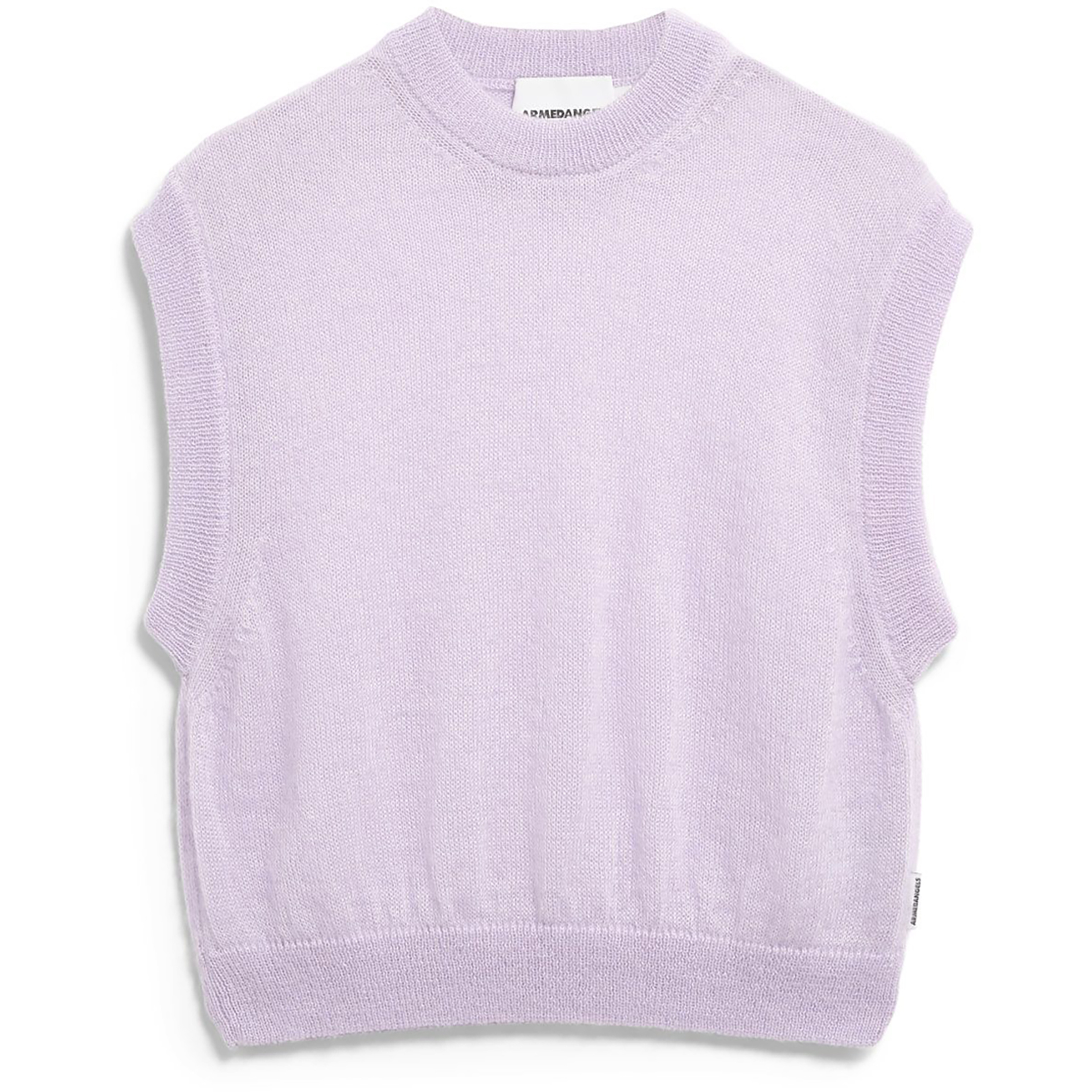Armedangels Mohair Blend Knit Damen T-Shirts lila Größe L Lifestyle Schnell trocknend Lyocell (Tencel)