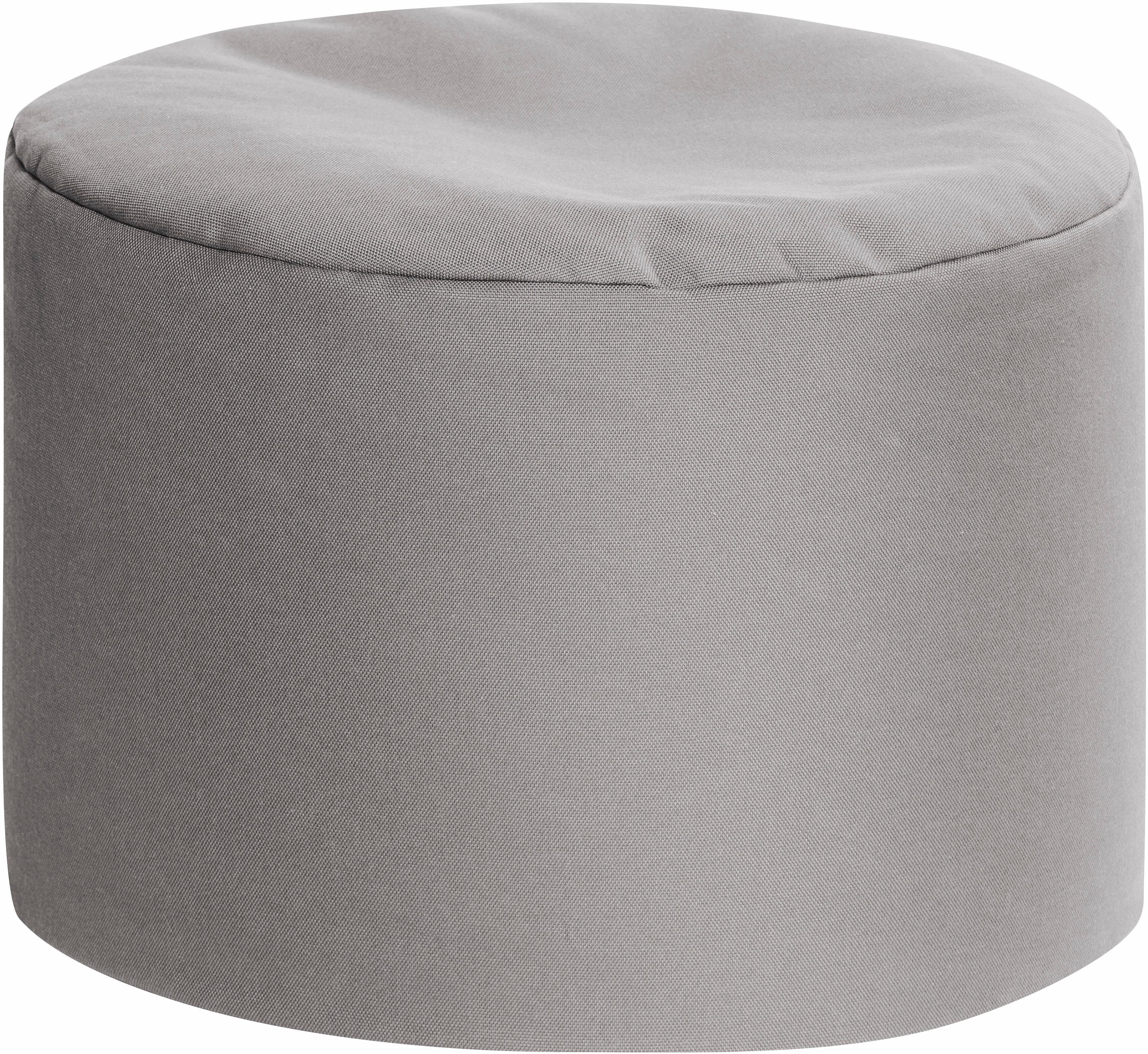 Sitzsack SITTING POINT "Sitzhocker DotCom OUTSIDE", grau, Sitzsäcke, Sitzsack, outdoorfähig