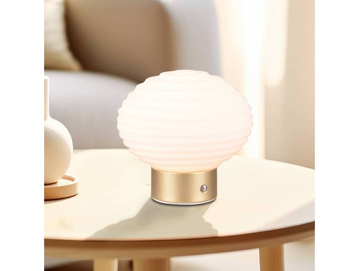 Reality Leuchten LED Tischlampe Earl, dimmbar, für Wohn- / Esszimmer, Modern, LED Tischlampe