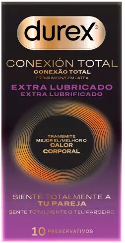 Durex Conexão Total Extra Lubrificado x10 Preservativos