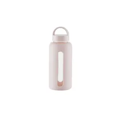 KHG Trinkflasche   , Glas,Silikon,Kunststoff , Maße (cm): H: 23,3  Ø: 8.8