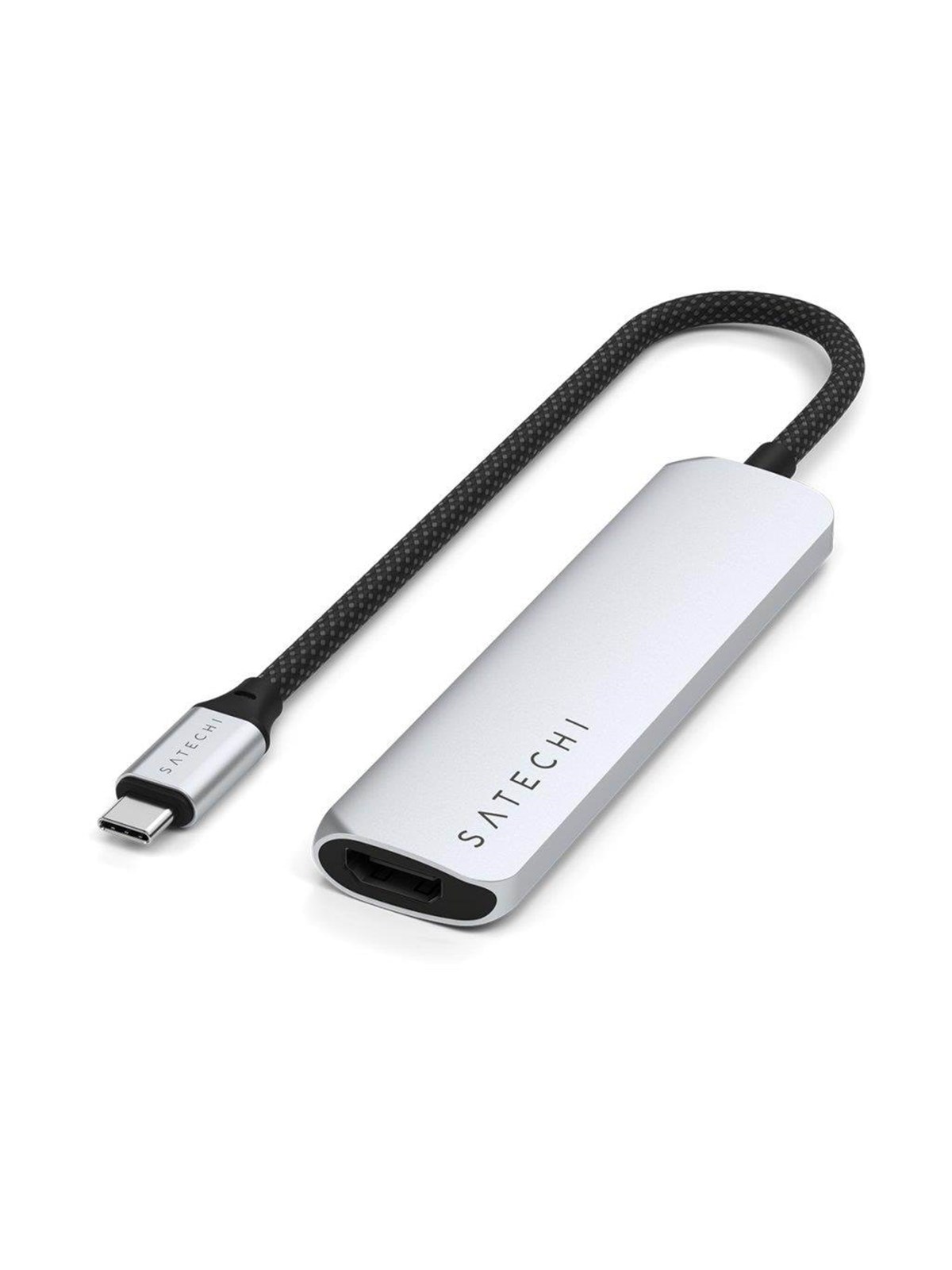 Satechi 4-in-1 USB-C Slim Multiport Adapter 4K - Silver
