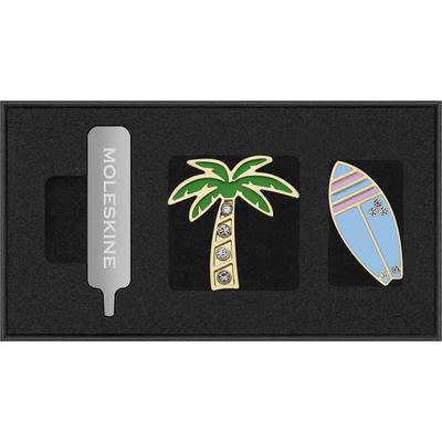 Moleskine Country Pins USA Westküste (2er-Set), Palme + Surfbrett, Nonbook von , Moleskine