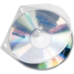 Veloflex 4365100 - CD/DVD Hüllen Velobox CD Aufbewahrung CD Schutzhüllen CD Boxen abheftbar, 100 Stü, Optische Medien Zubehör