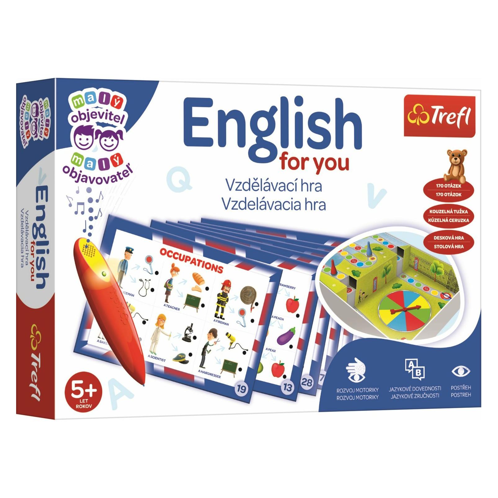 Trefl Little Explorer: Englisch für dich + Zauberstift (Englisch) (02101)