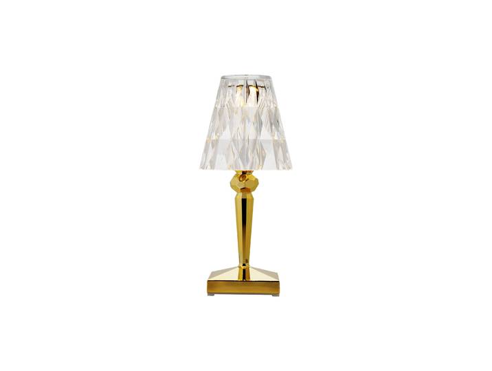 Kartell - Lampe extérieur sans fil rechargeable Battery - Or - PMMA recyclé - Designer Ferruccio Laviani