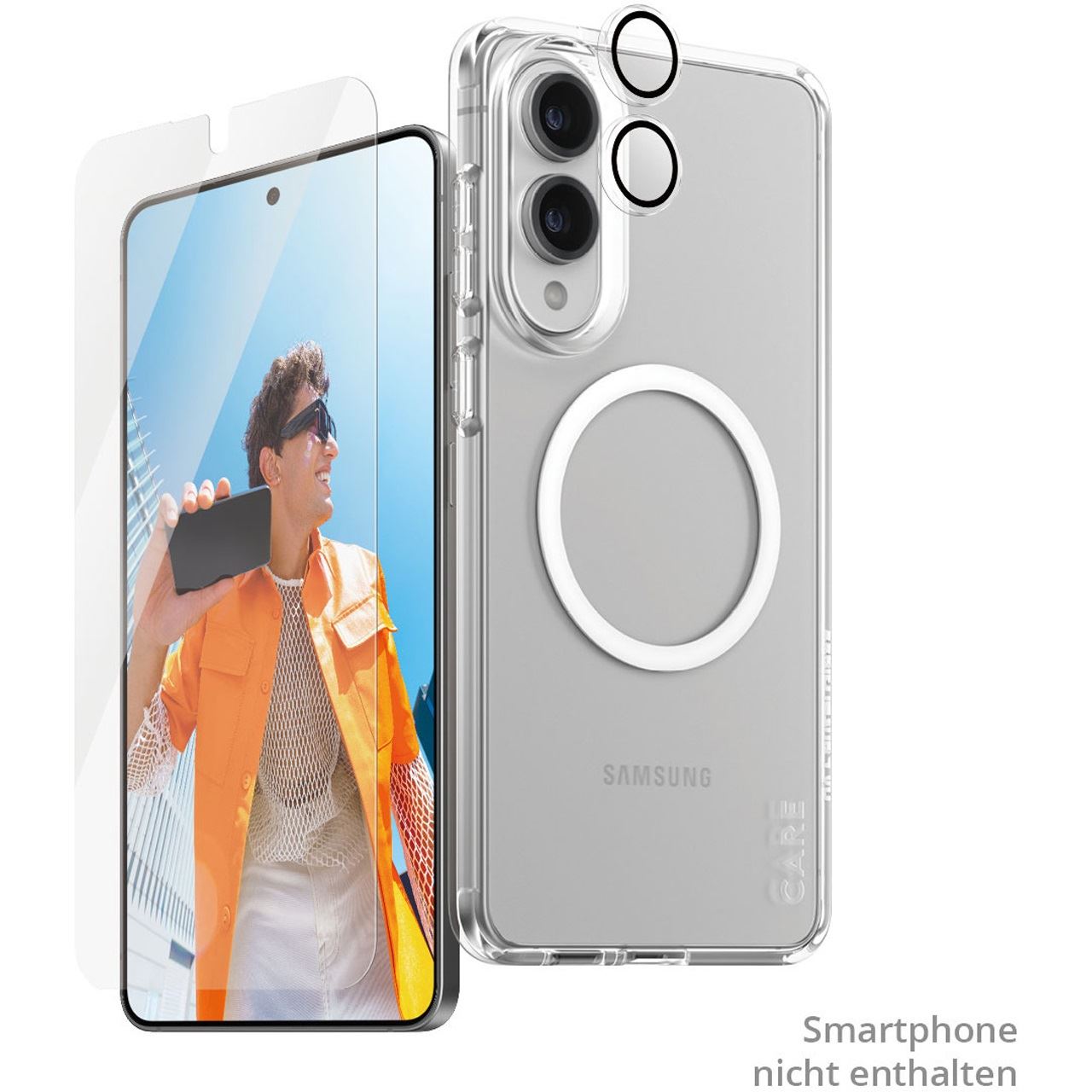 PanzerGlass CARE Flagship 3-in-1 Bundle Samsung S25 Edge