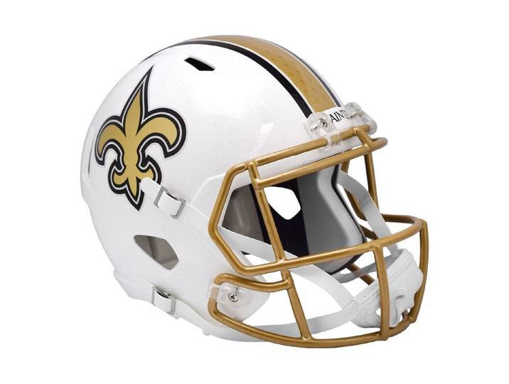 Riddell Sammelfigur Speed Replica Football Helm NFL New Orleans Sain
