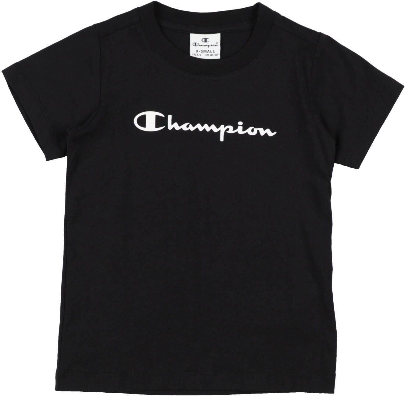 Champion Camiseta Niño Negro 3,5 Niño